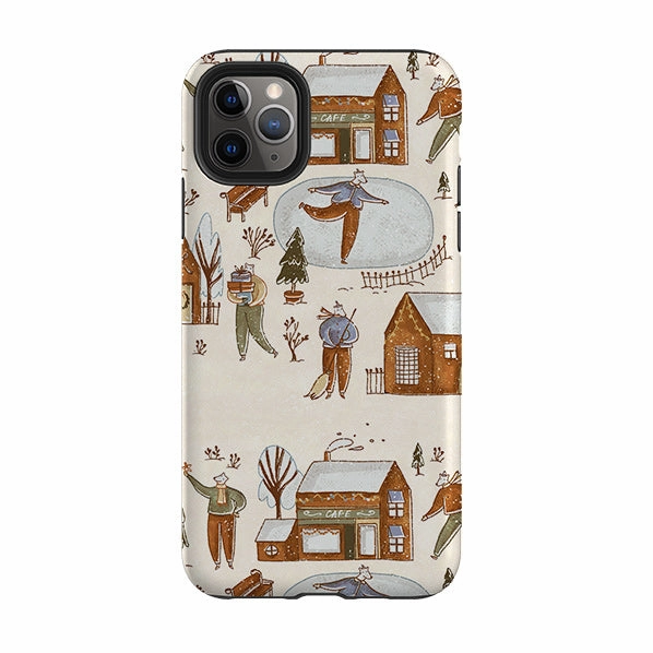 iPhone Tough Case - Winter Life Creative Accent Outdoor Design