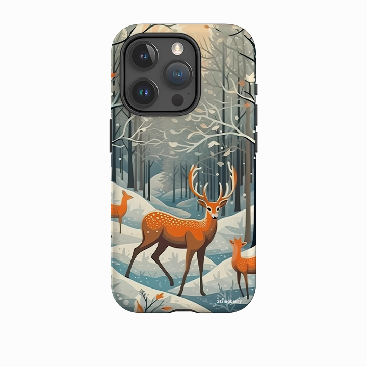 iPhone Tough Case - Winterscape III Stylish Layer Texture
