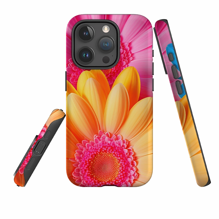 iPhone Tough Case -Bliss Floral Modern Edge