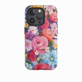 Smooth Craftsmanship iPhone Tough Case -Esher Floral II