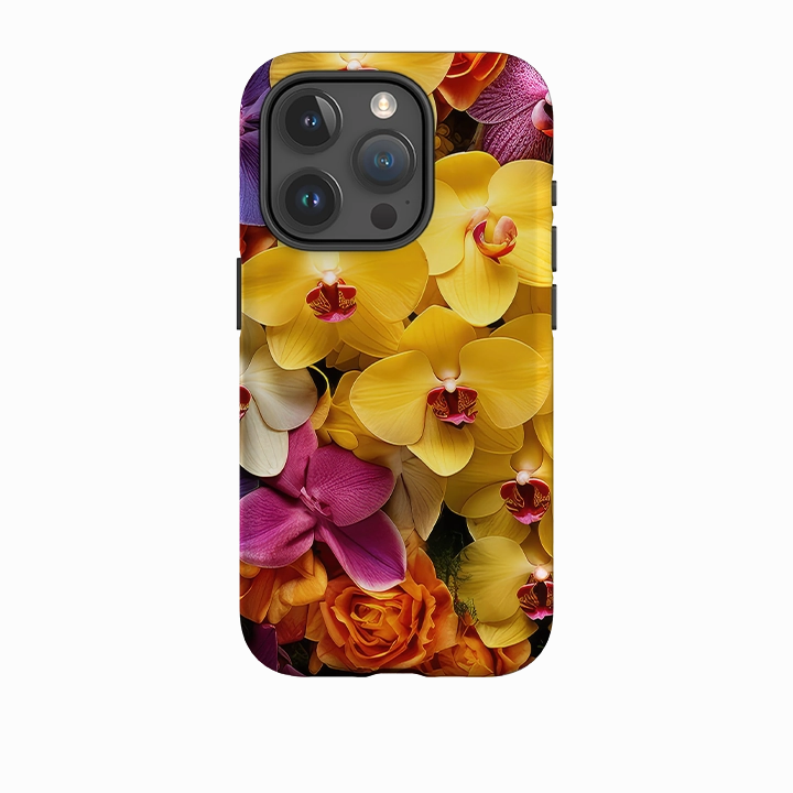 iPhone Tough Case -Lewes Floral II Vivid Detail Texture