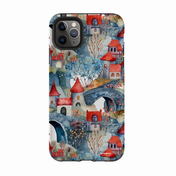 iPhone Tough Case -Old Town Soft Surface