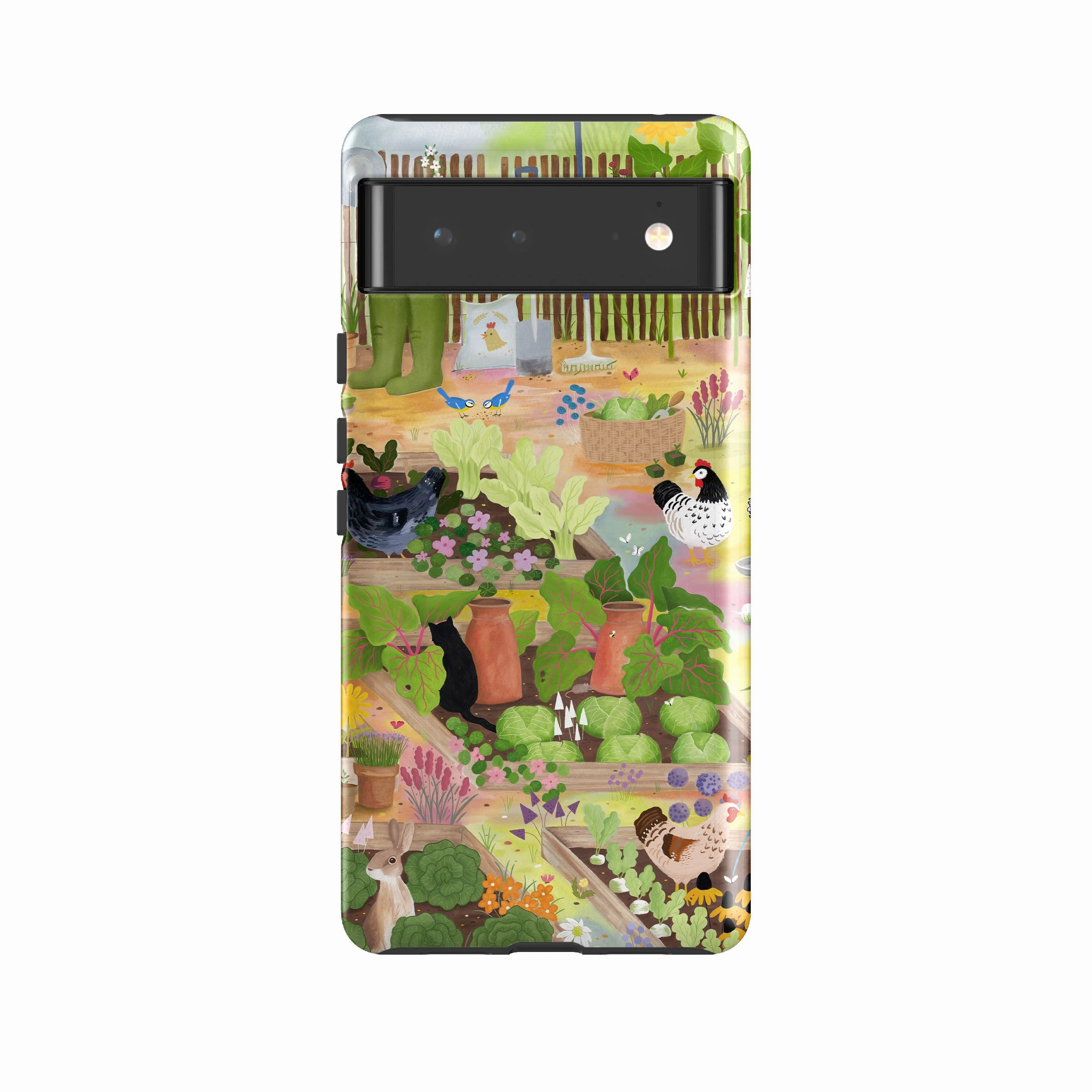 Google Tough Case -  Home Grown II By Bex Parkin Vivid Pattern Design