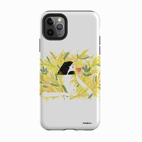 Durable Edge iPhone Tough Case - Mimosa By Madalina Andronic