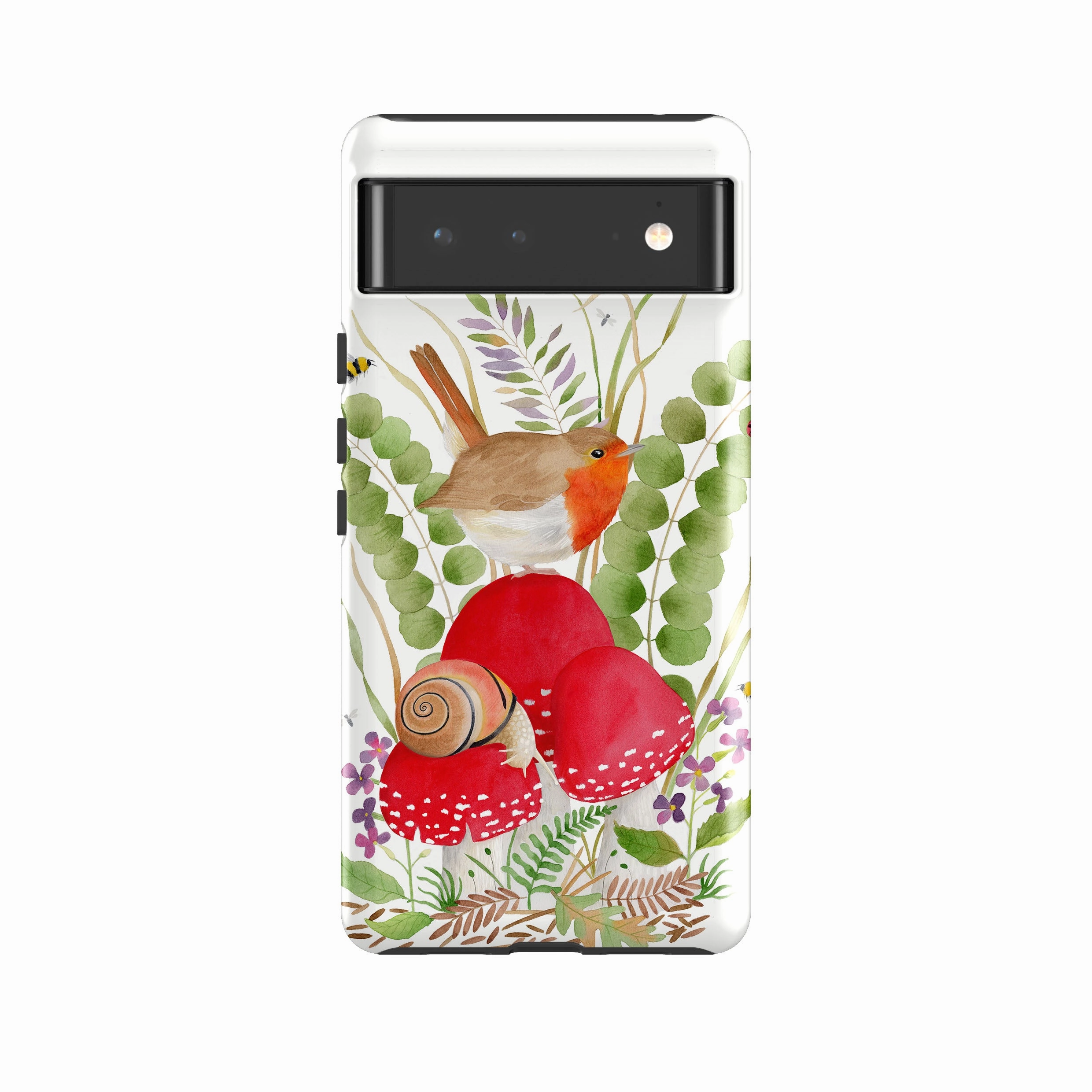 Google Tough Case -  Robin And Snail By Bex Parkin Durable Build Quality Outdoor Adventure