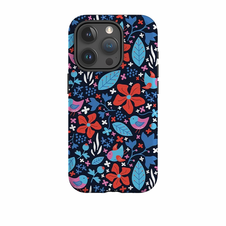 iPhone Tough Case - Bluebirds By Suzy Taylor Daily Grip