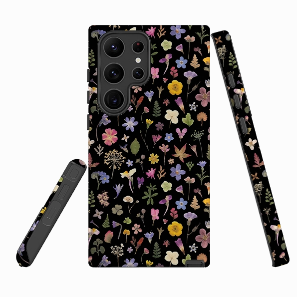 Samsung Tough  Case - Flower Meadow By Helen Ahpornsiri Flexible Surface Texture Urban Texture