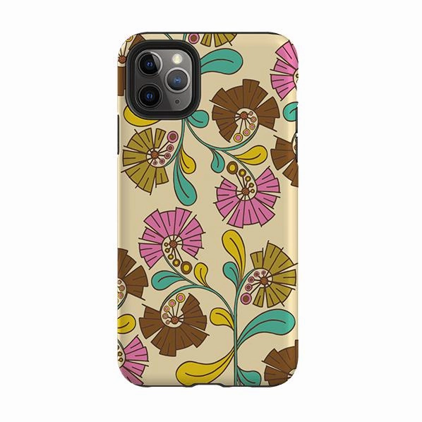 iPhone Tough Case - Fan Flower By Amelia Bowman Modern Design Texture Luxury Detail