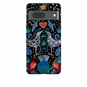 Soft touch finish Sleek Grip Google Tough Case - Winter Walk By Emma Frances Grant