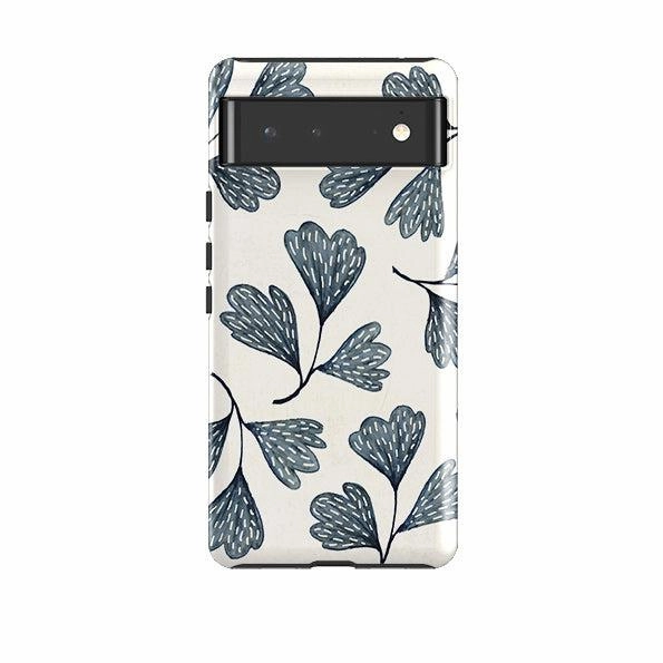 Google Tough Case -  Indigo Leaves By Katherine Quinn Smooth Design Gloss Texture
