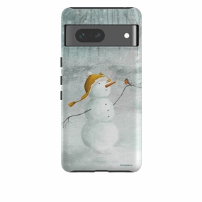 Easy Removal Google Tough Case -  Snowman By Maja Lindberg