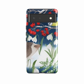 Google Tough Case -  Blue Tit And Hedgehog By Bex Parkin Smooth Look