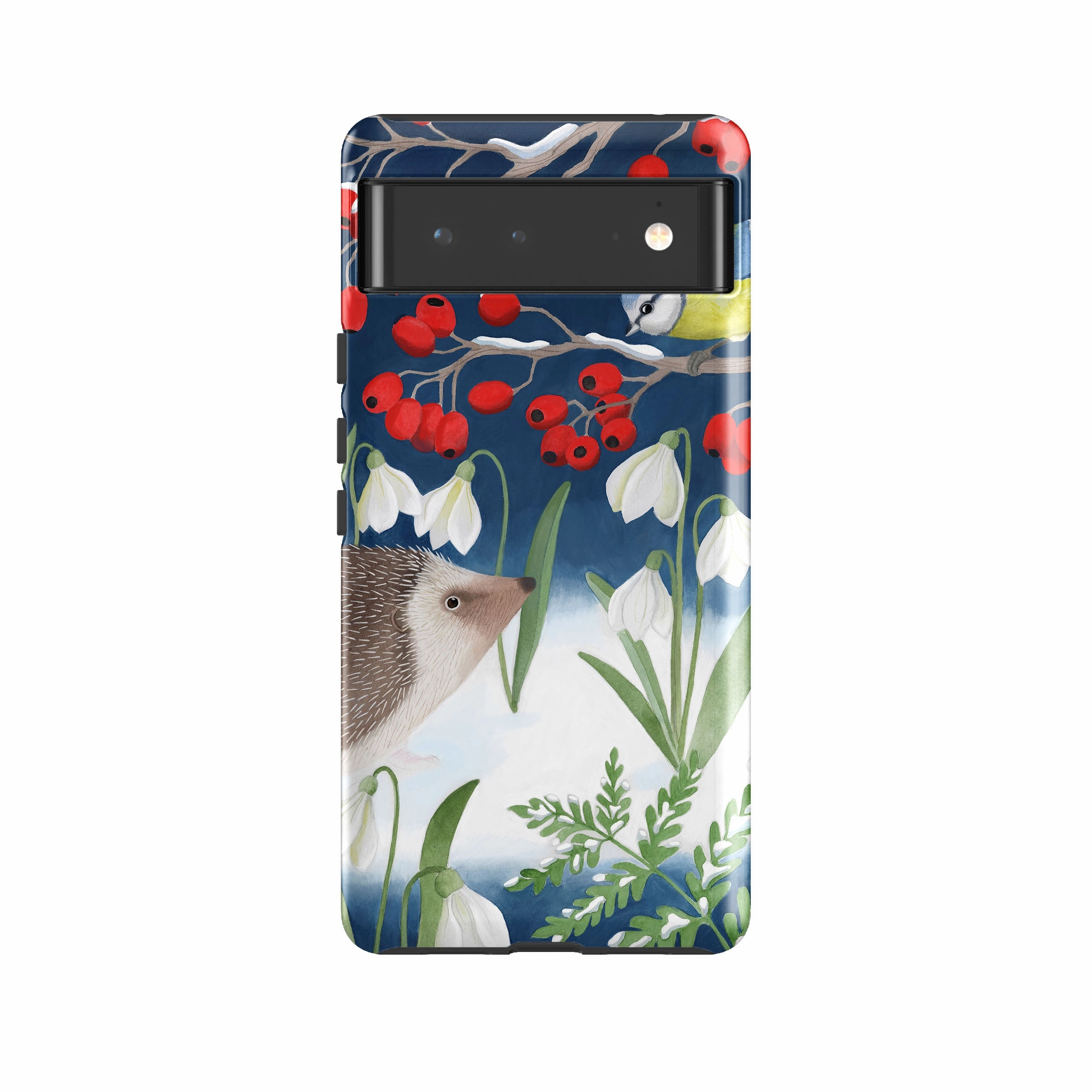 Google Tough Case -  Blue Tit And Hedgehog By Bex Parkin Sporty Design