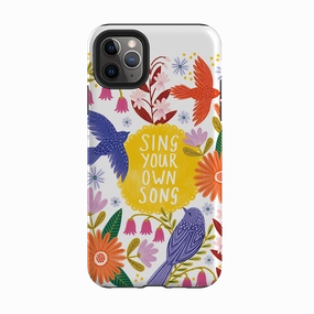 iPhone Tough Case - Sing Your Own Song By Lee Foster Wilson Glossy Texture