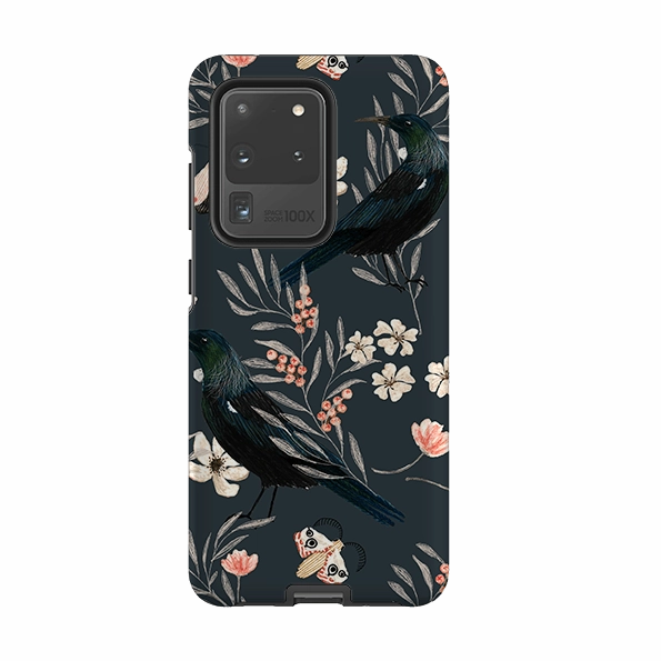 Samsung Tough Case - Moths And Tuis By Katherine Quinn Everyday Comfort