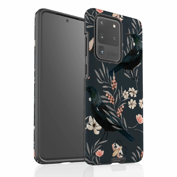 Samsung Tough Case - Moths And Tuis By Katherine Quinn Edge Shield