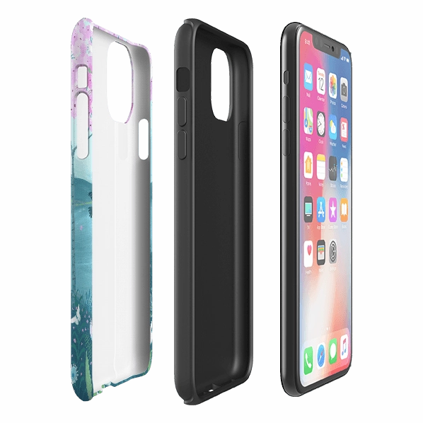 iPhone Tough Case - Blossom Tree By Mary Stubberfield Smooth Finish Touch