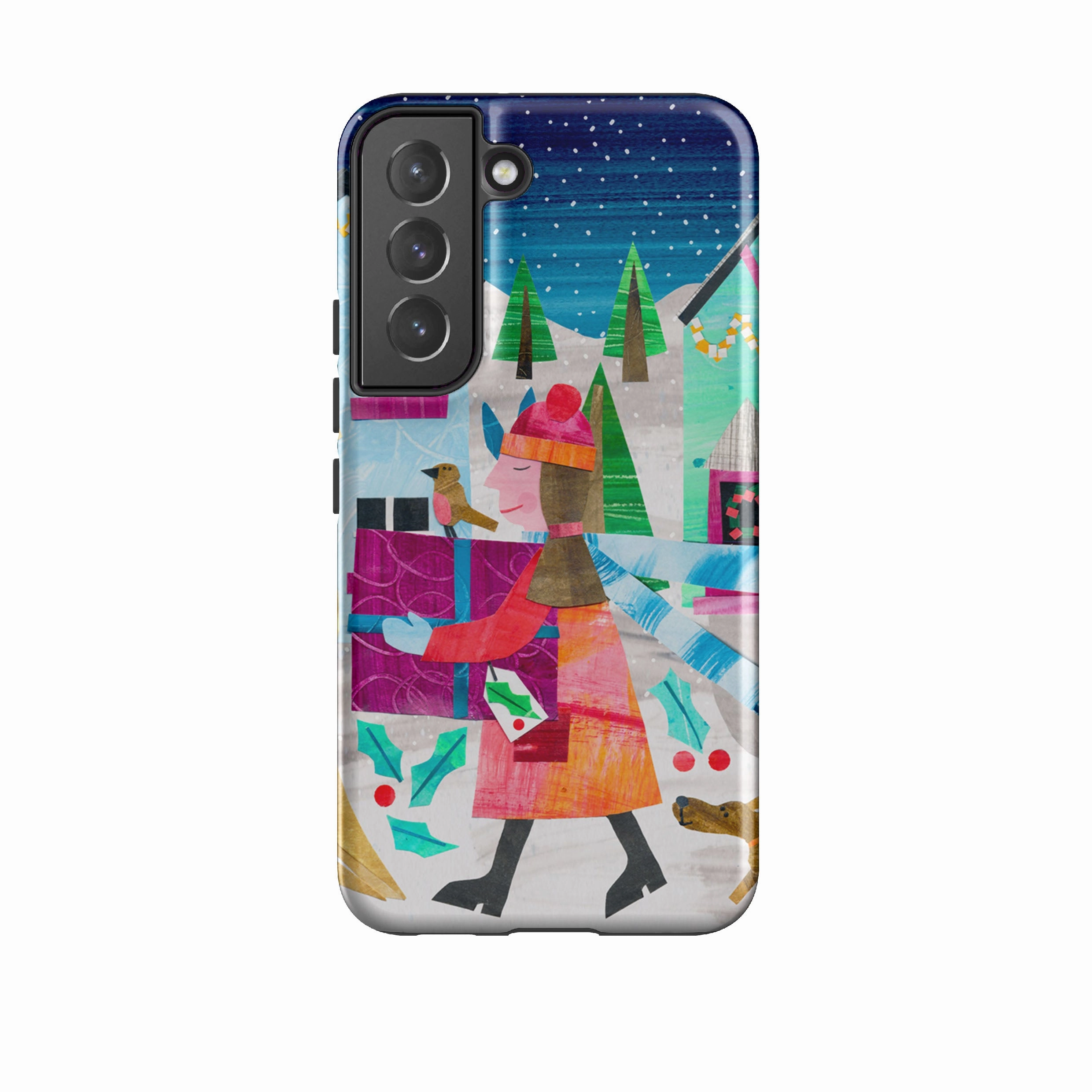 Samsung Tough Case - Christmas Gift By Tracey English Lightweight Build Impact shield