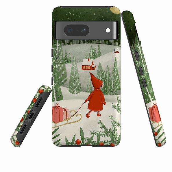 Google Tough Case -  Christmas Night By Maja Lindberg Camera Protection