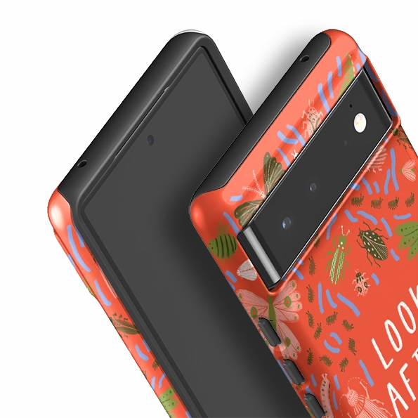 Google Tough Case -  Little Things Orange By Lee Foster Wilson Waterproof Design Stylish frame