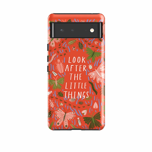 Google Tough Case -  Little Things Orange By Lee Foster Wilson Reusable Material
