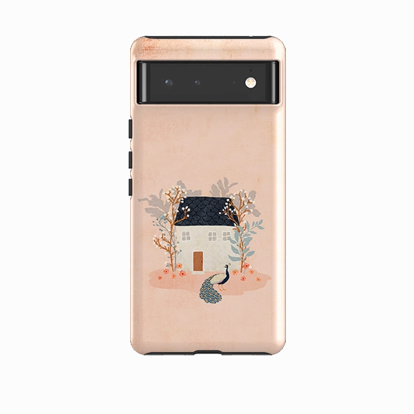 Google Tough Case -  Home Pink By Katherine Quinn Stylish Edge High Durability