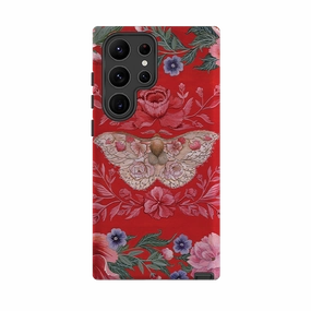 Vivid Gradient Samsung Tough Case - Blossom Moth By Maria Matos