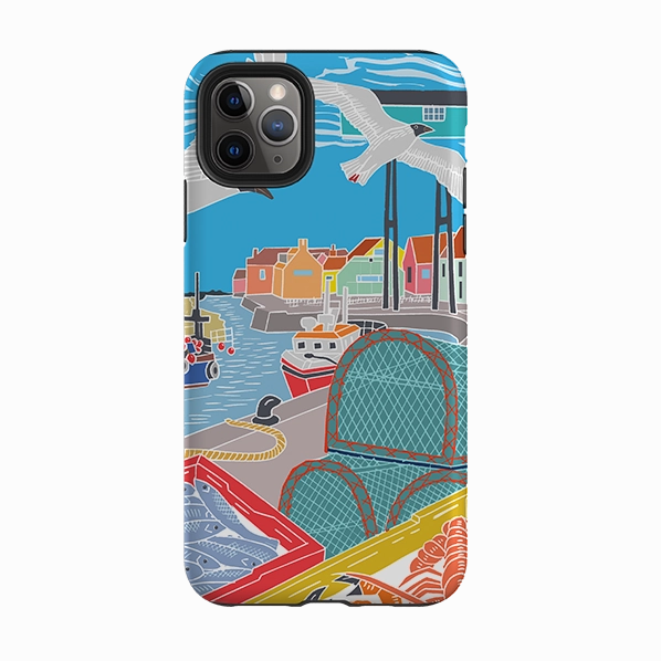 iPhone Tough Case - Bright Houses By Kate Heiss Protective Frame Light Touch