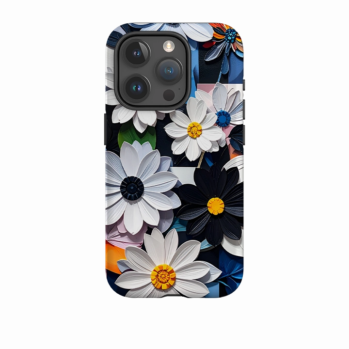 iPhone Tough Case - Summer Daisies Light Finish Long Lasting