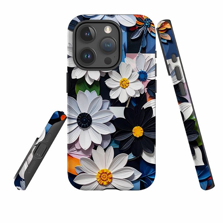 iPhone Tough Case - Summer Daisies Vivid Coloration
