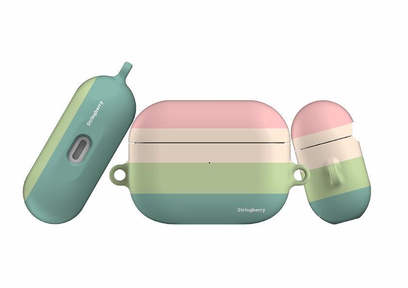 airpods charging protection portable gradient soft pastel leather travel protector Antalya Chroma AirPod Pro Case ( Gen 1 & 2 )