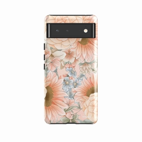 Google Tough Case -  Google Pixel Case Faded Garden Elegant Finish daily protection