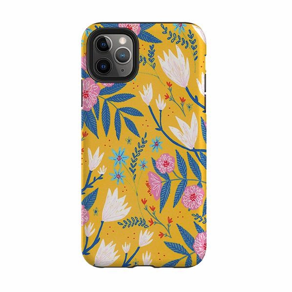 iPhone Tough Case - Magnolias By Lee Foster Wilson Premium Build Layer Soft touch layer