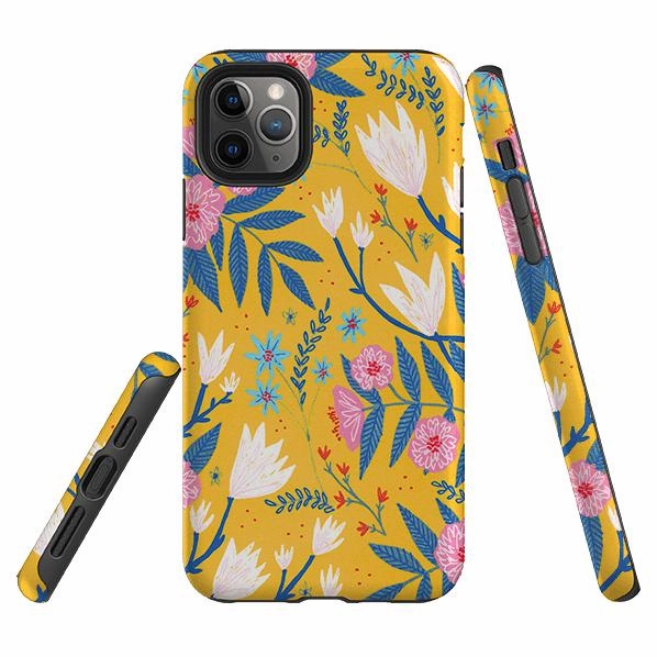 iPhone Tough Case - Magnolias By Lee Foster Wilson Smooth Outline Phone Accessory