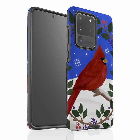 Samsung Tough Case - Cardinal Wreath By Bex Parkin Compact Style