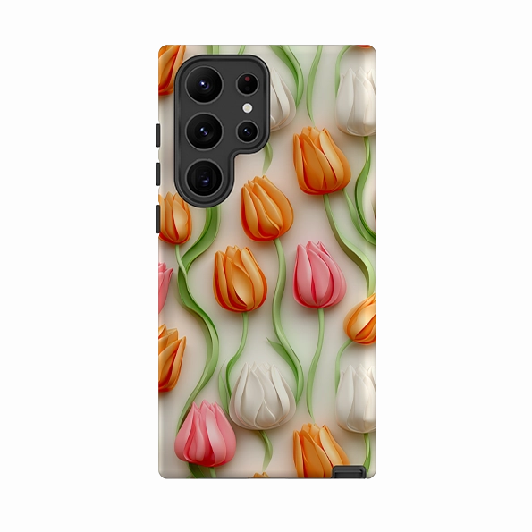 Samsung Tough  Case - Alkmaar Tulips Premium Texture