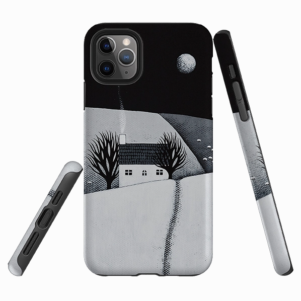 Polished Detail Stylish Detail Layer iPhone Tough Case - Sheep Fields By Natasha Newton