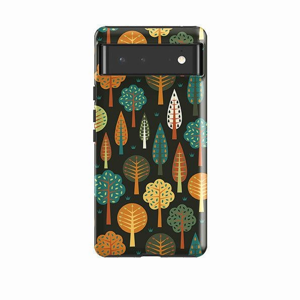 Rugged Finish Classic Style Google Tough Case -  Forest Midnight By Suzy Taylor