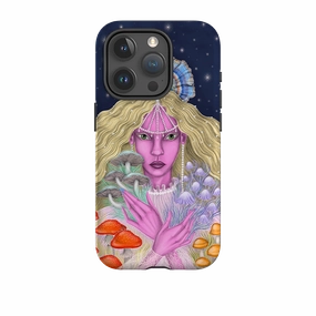 Shock Absorption Layer iPhone Tough Case - Fungos By Catherine Rowe