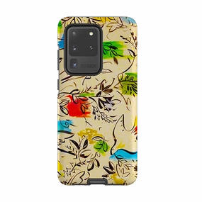 Raised Bezels Samsung Tough Case - Birds Flying By Sarah Campbell