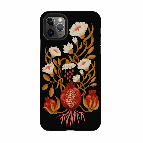 iPhone Tough Case - Melagrana By Nina Pace Modern Build Texture