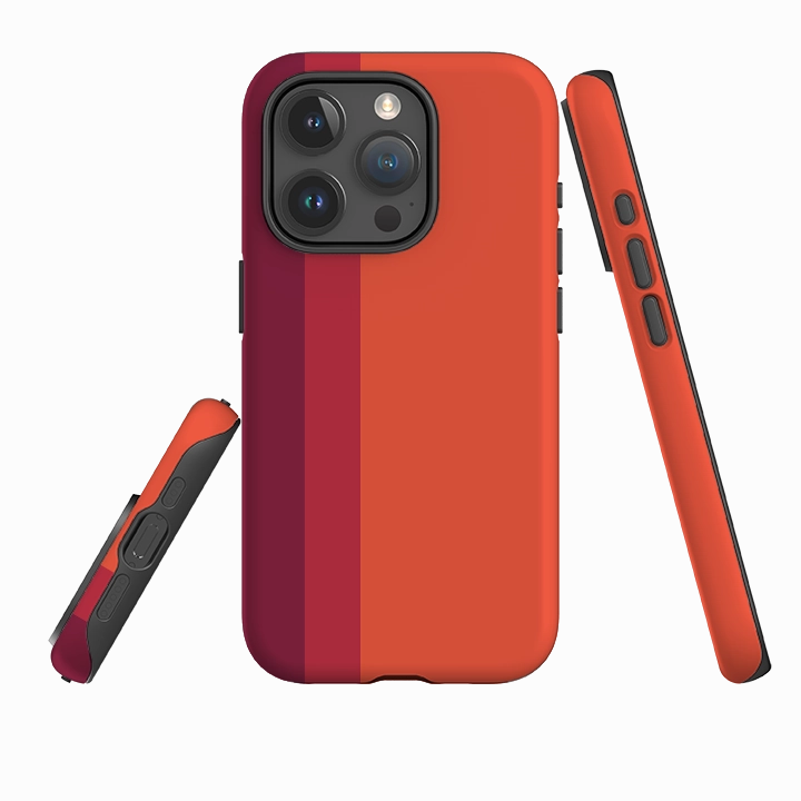 iPhone Case - Tokyo Chroma Stripe Edge Shield Shock Absorbing