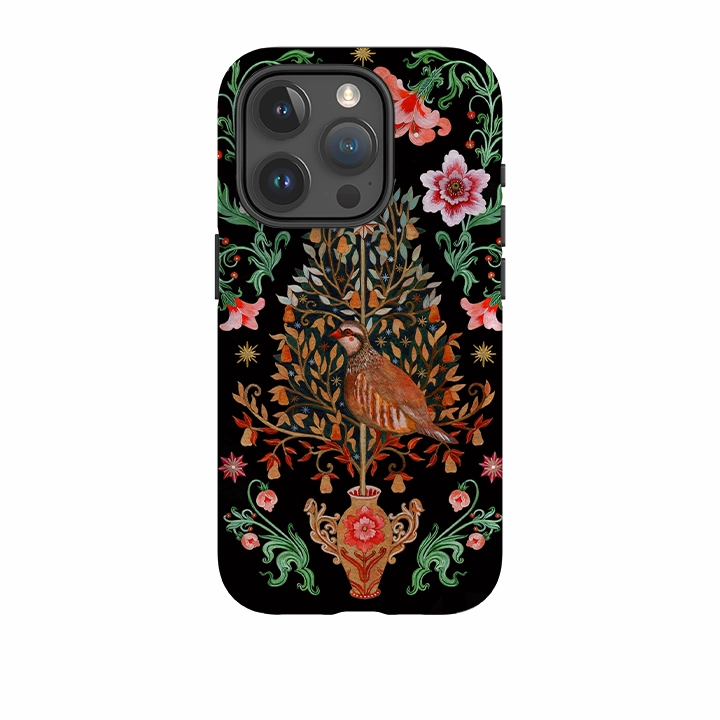 iPhone Tough  Case - Partridge Pear Tree By Maria Matos Clear Texture