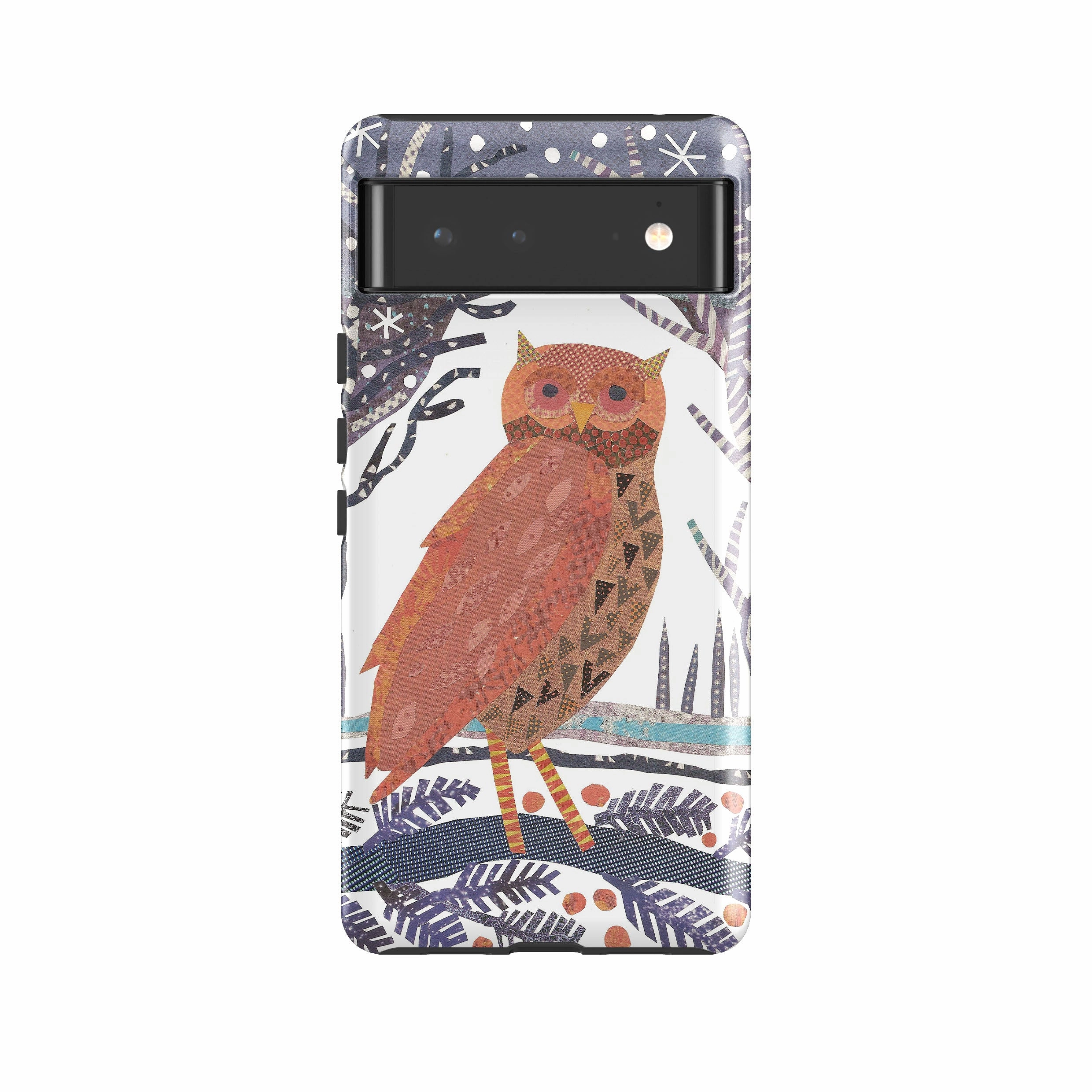 Google Tough Case -  Winter Owl By Jane Robbins Shock Cushion Modern Texture Build