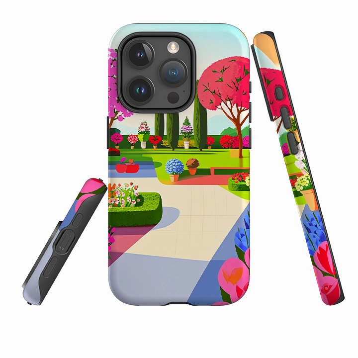 Stylish Detailing iPhone Tough Case - Perfect Garden