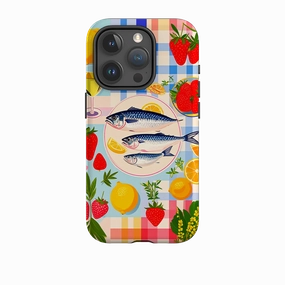 iPhone Tough Case - Sardine Festival Smooth Texture