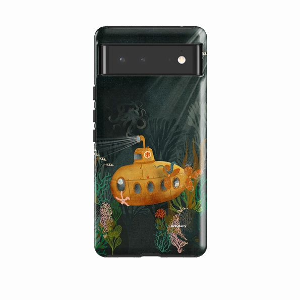 Water Resistant Stylish Aesthetic Google Tough Case -  Submarine By Katherine Quinn