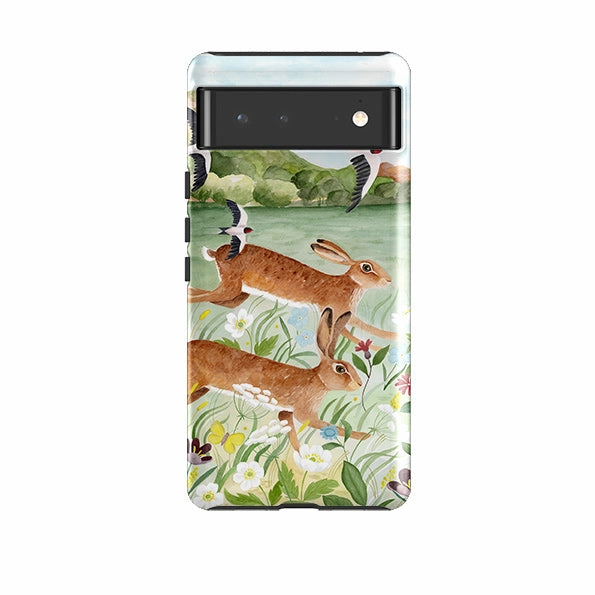 Google Tough Case -  Hares By Bex Parkin Gloss Touch