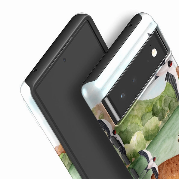 custom design Comfort Grip Google Tough Case -  Hares By Bex Parkin