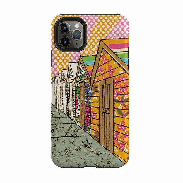 Colorful Design iPhone Tough Case - Beach Huts By Amelia Bowman